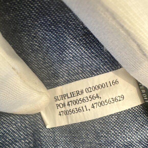 Ralph Lauren Denim Tunic Dress With Lace-Up Front & Pockets size XL - Picture 9 of 11